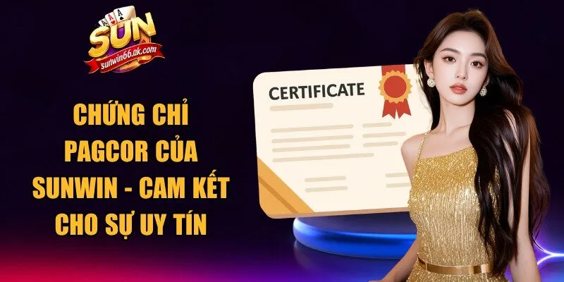 Chứng Chỉ PAGCOR Của Sunwin
