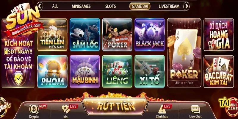Game bài Sunwin là sản phẩm chiến lược của cổng game 