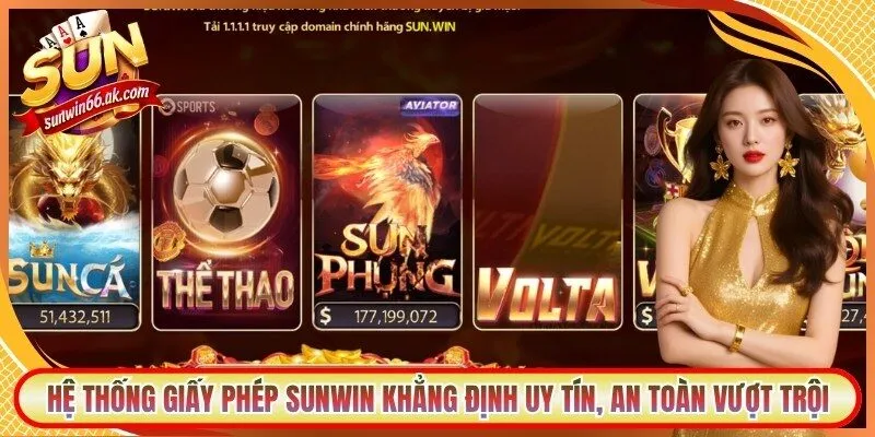Sunwin - Link Tải Sunwin Mới Nhất, Không Bị Chặn Cho iOS/APK 2 Sunwin Hệ thống giấy phép Sunwin khẳng định uy tín, an toàn vượt trội